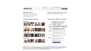 
                            10. Amor.sk: Zoznamka na urovni - Zoznamenie cez Internet