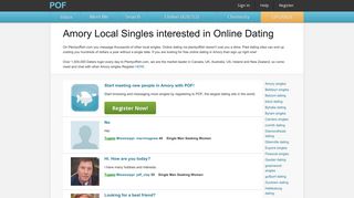 
                            3. Amory Online dating chat, Amory match, Amory Singles Website