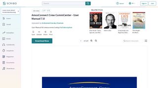 
                            11. AmosConnect Crew CommCenter - User Manual 7.0 | Instant ... - Scribd