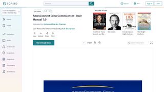 
                            11. AmosConnect Crew CommCenter - User Manual 7.0 | Instant ...