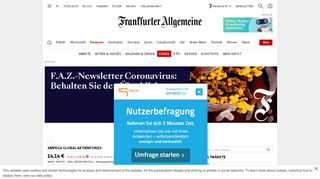 
                            8. Ampega Global Aktienfonds: aktueller Kurs und Nachrichten - FAZ.NET