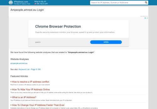 
                            5. ampeople.amrest.eu login - IPAddress.com