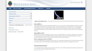 
                            2. AMPS Info Page - Defense Logistics Agency