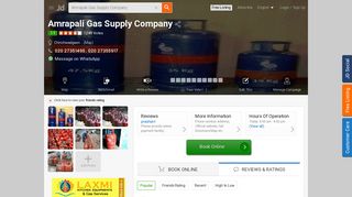 
                            12. Amrapali Gas Supply Company, Chinchwadgaon - Cooking Gas ...