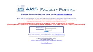 
                            10. AMS Faculty Portal - American Meteorological Society