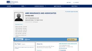 
                            12. Ams Insurance And Associates - San Antonio, TX Insurance Agent
