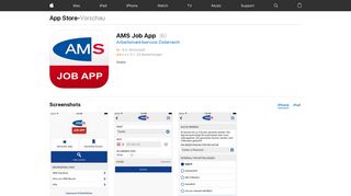 
                            12. AMS Job App im App Store - iTunes - Apple