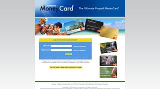
                            12. Amscot MoneyCard® Prepaid MasterCard® - Login