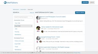 
                            10. Amsterdam Expat Forum - Expat Q&A | InterNations