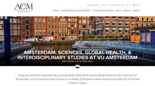 
                            5. Amsterdam: Sciences, Global Health, & Interdisciplinary Studies at VU ...