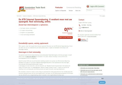 
                            3. Amsterdam Trade Bank | Producten | ATB Internet Spaarrekening