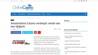 
                            6. Amsterdams Casino verdwijnt: einde van een tijdperk - Online Casino