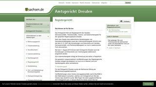 
                            12. Amtsgericht Dresden - Registergericht - Justiz in Sachsen - sachsen.de