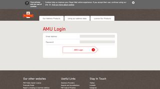 
                            7. AMU Login - PAF® Licensing Centre