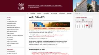 
                            3. AMU Office365 | Wydział Anglistyki UAM :: AMU Faculty of English