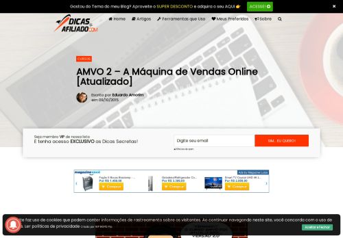 
                            11. AMVO 2 - A Máquina de Vendas Online [Atualizado] - afiliado