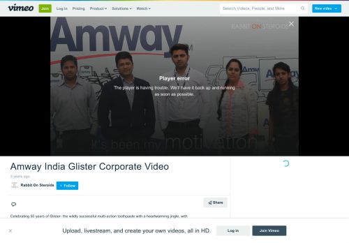 
                            5. Amway India Glister Corporate Video on Vimeo