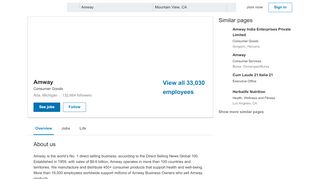 
                            10. Amway | LinkedIn