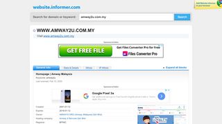 
                            11. amway2u.com.my at WI. Homepage | Amway Malaysia