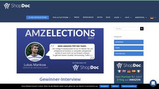 
                            7. AMZ Elections 2017 Gewinnerinterview: Lukas Mankow - ShopDoc