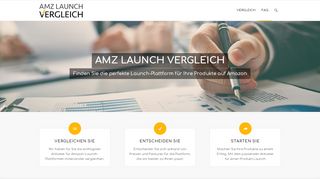 
                            11. AMZ Launch Vergleich: Homepage