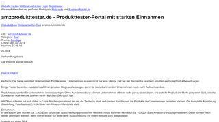 
                            10. amzprodukttester.de - Produkttester-Portal mit starken Einnahmen ...