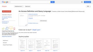 
                            10. An Access Definition and Query Language: Towards a Unified Access ...