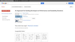 
                            3. An Approach for Guiding Developers to Performance and Scalability ...