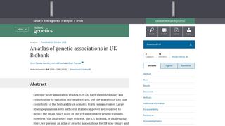 
                            7. An atlas of genetic associations in UK Biobank | Nature Genetics