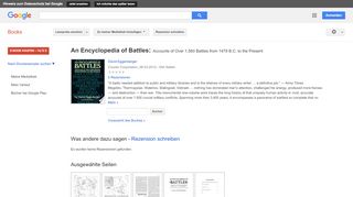 
                            13. An Encyclopedia of Battles: Accounts of Over 1,560 Battles from 1479 ...