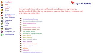 
                            6. An error occurred. - Lupus-Selbsthilfe im Internet