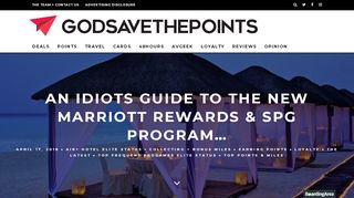 
                            12. An Idiots Guide To The New Marriott Rewards & SPG Program... - God ...