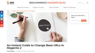 
                            8. An Instant Guide to Change Base URLs in Magento 2 - BSS Commerce