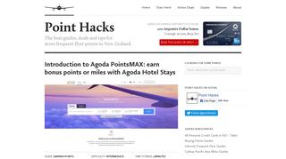 
                            12. An introduction to Agoda PointsMAX - Point Hacks NZ