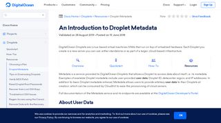 
                            4. An Introduction to Droplet Metadata :: DigitalOcean Product ...