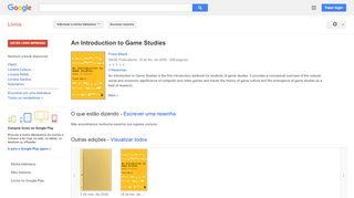 
                            13. An Introduction to Game Studies
