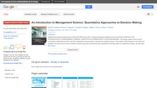 
                            6. An Introduction to Management Science: Quantitative Approaches to ...