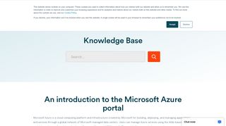 
                            7. An introduction to the Microsoft Azure portal - Cloud Direct