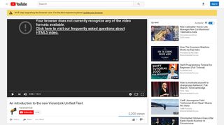 
                            6. An introduction to the new VisionLink Unified Fleet - YouTube