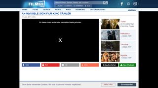 
                            12. An Invisible Sign Film Kino Trailer | TrailerSeite FILM.TV