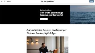 
                            5. An Old-Media Empire, Axel Springer Reboots for the Digital Age - The ...