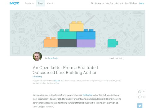 
                            13. An Open Letter From a Frustrated Outsourced Link Building Author ...