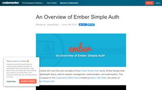 
                            7. An Overview of Ember Simple Auth | Codementor