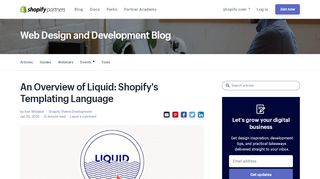 
                            7. An Overview of Liquid: Shopify's Templating Language