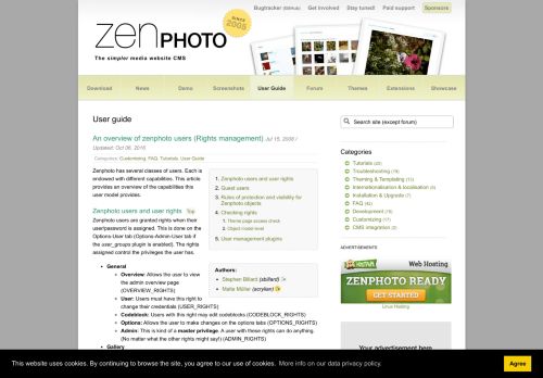 
                            4. An overview of zenphoto users (Rights management) | User guide ...