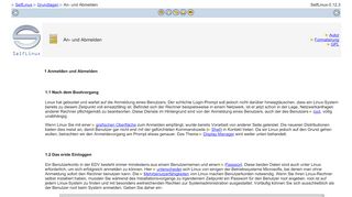 
                            5. An- und Abmelden - SelfLinux