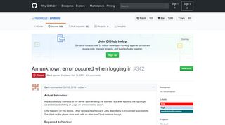 
                            12. An unknown error occured when logging in · Issue #342 · nextcloud ...