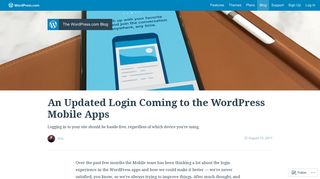 
                            8. An Updated Login Coming to the WordPress Mobile Apps — The ...