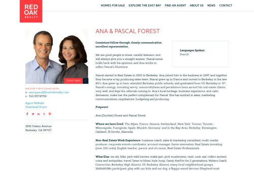 
                            9. Ana & Pascal Forest, a Berkeley Team of Realtors & Real Estate ...