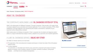 
                            12. Anac Oil Analysis & Diagnosis System |Total Lubrifiants